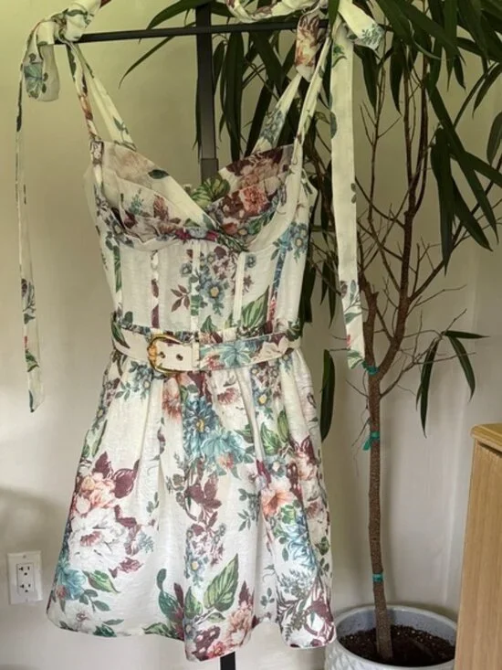 Zimmermann Floral Mini Dress - Multicolor - Picture 9 of 13
